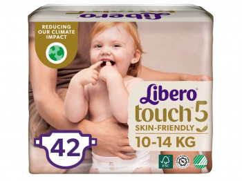Մանկական տակդիրներ LIBERO TOUCH N5 (10-14KG) 42PC (070971) 