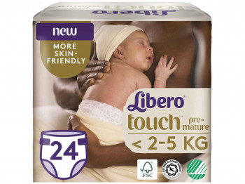 Diaper LIBERO TOUCH PREMA (0-2KG) 24PC (069999) 