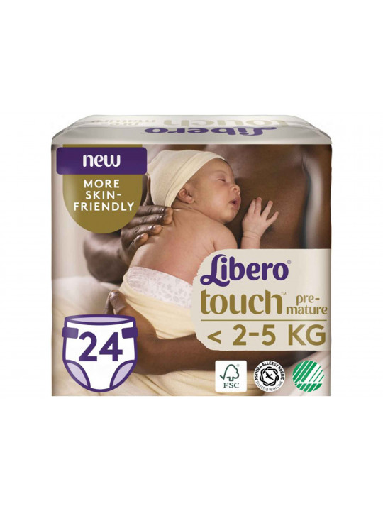 Diapers LIBERO TOUCH PREMA (0-2KG) 24PC (069999) 