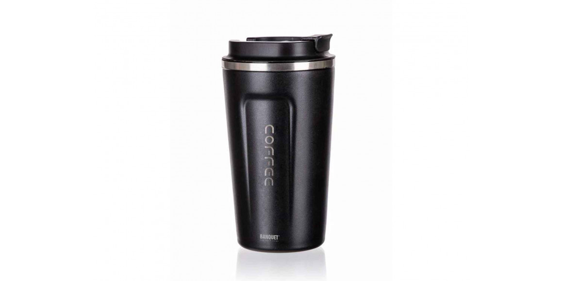 Термос BANQUET 48788563 ARTY BLACK MUG TRAVEL 450ML 