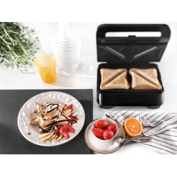 Sandwich/waffle maker DELONGHI SW12B.BK 
