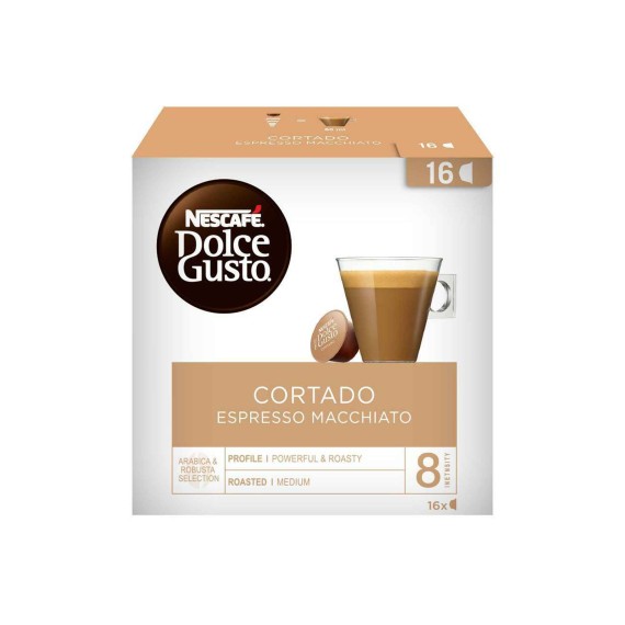 Кофе капсулы NESCAFE DOLCE GUSTO CORTADO ESPRESSO MACCHIATO 8 