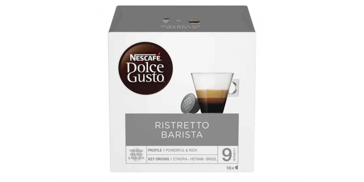 Coffee capsules NESCAFE DOLCE GUSTO RISTRETTO BARISTA 