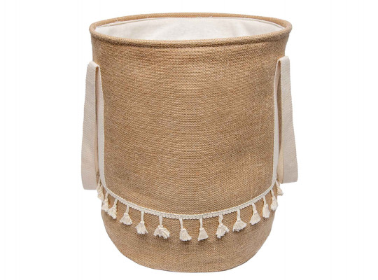 Laundry basket MAGAMAX LIS-83 COUNTRY BEIGE W/HANDLE 