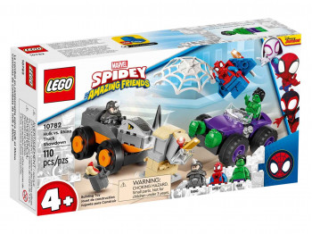Конструктор LEGO 10782 SPIDER-MAN Բեռնատարներով մենամարտ Հալկի և Ռինոյի միջև 