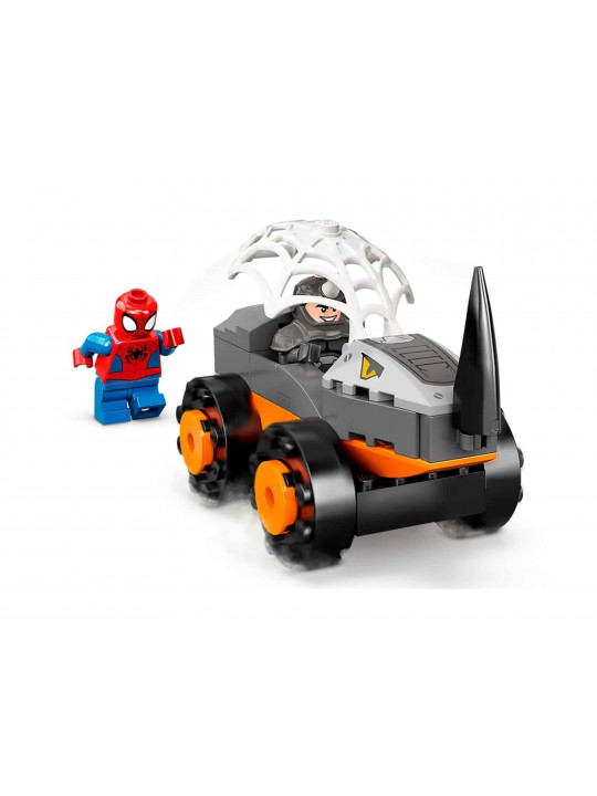 Blocks LEGO 10782 SPIDER-MAN Բեռնատարներով մենամարտ Հալկի և Ռինոյի միջև 