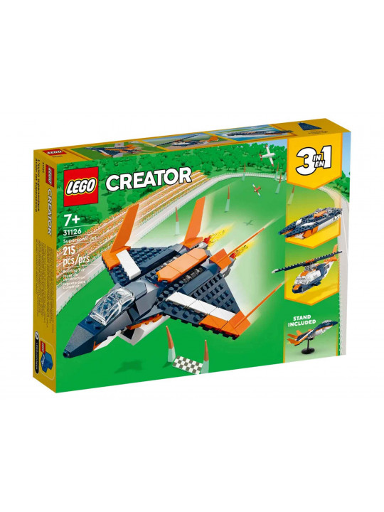 Կոնստրուկտոր LEGO 31126 CREATOR Գերձայնային իքնաթիռ 