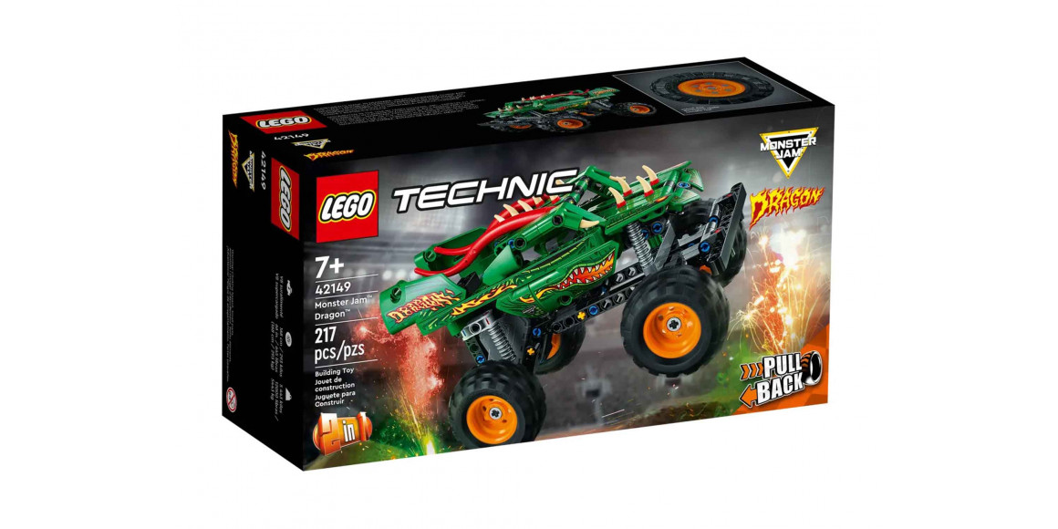 Կոնստրուկտոր LEGO 42149 TECHNIC Monster Jam Dragon 