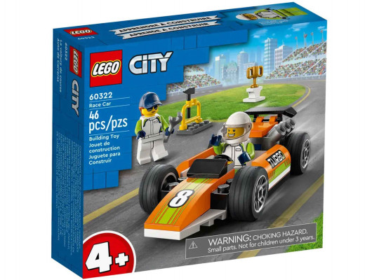 Конструктор LEGO 60322 CITY Մրցարշավային մեքենա 
