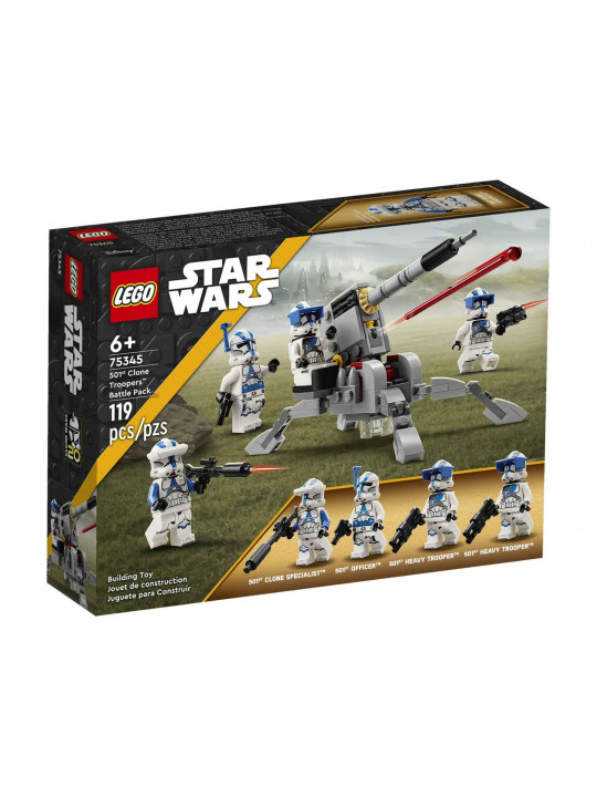Конструктор LEGO 75345 Star Wars 501ST CLONE TROOPERS BATTLE PACK 