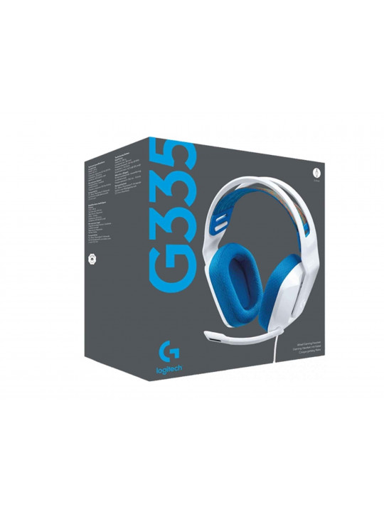 Наушник LOGITECH G335 WIRED GAMING 3.5mm (WH) L981-001018