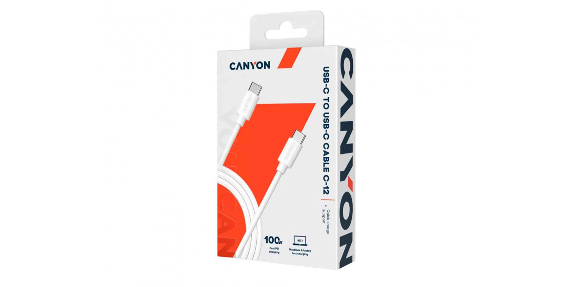 Cable CANYON CNS-USBC12W 100W TYPEC 
