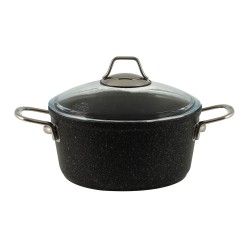 Casserols FALEZ 15308 BLACK LINE S.S HANDLE 22CM (BLN3004)