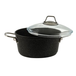 Casserols FALEZ 15308 BLACK LINE S.S HANDLE 22CM (BLN3004)