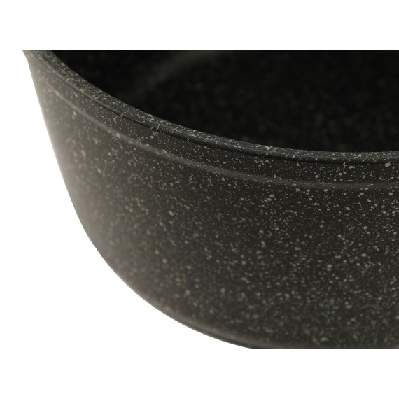 Կաթսաներ FALEZ 15308 BLACK LINE S.S HANDLE 22CM (BLN3004)