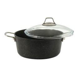 Casserols FALEZ BLN3016 BLACK LINE S.S HANDLE 26CM 