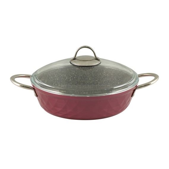 Casserols set FALEZ 15438 BIADIMOND PRO VIOLET RIVETED 9PC 