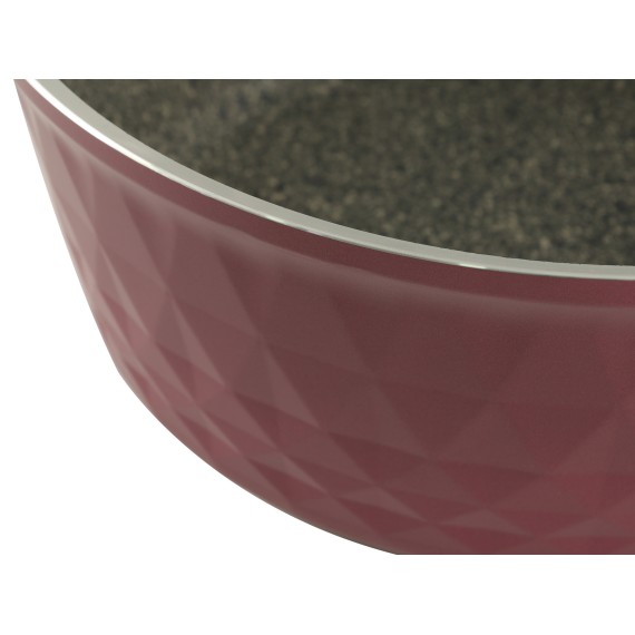 Casserols set FALEZ 15438 BIADIMOND PRO VIOLET RIVETED 9PC 