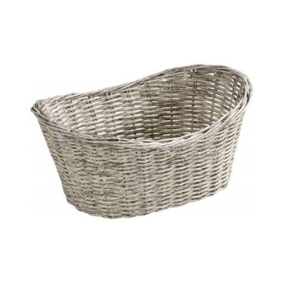 Bread basket KESPER 17652 WEAVED PLASTIC GREY 