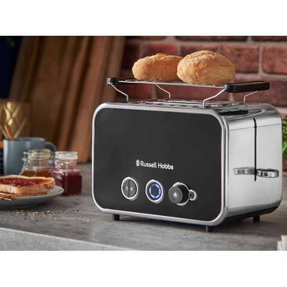 Тостер RUSSELL HOBBS DISTINCTIONS 2S BK (26430-56/RH)