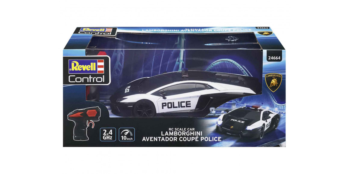 Transport REVELL 24664 Lamborghini Aventador Police 