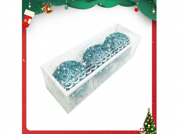 Տոնածառի զարդեր XIMI 6942156224807 (CHRISTMAS BALL 3PCS)