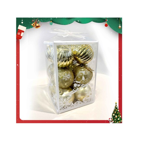 Christmas tree decoration XIMI 6942156225866 (BALL 12 PCS)
