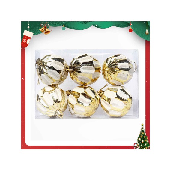 Christmas tree decoration XIMI 6942156225927 (CHRISTMAS BALL 6PCS)