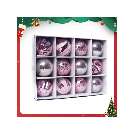Christmas tree decoration XIMI 6942156226023 (CHRISTMAS BALL 12PCS)