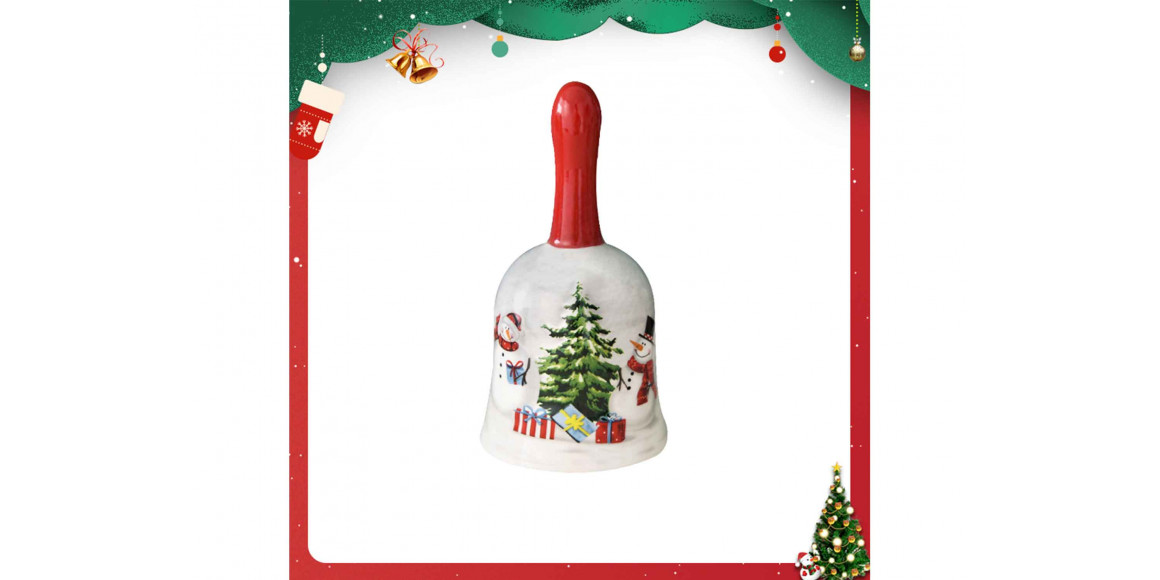 Ceramic and glass contanier XIMI 6942156222230 CHRISTMAS SERIES BELL (222230)