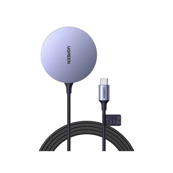 Հոսանքի ադապտոր UGREEN MagSafe Magnetic Wireless Charger 15W (GR) (30233)