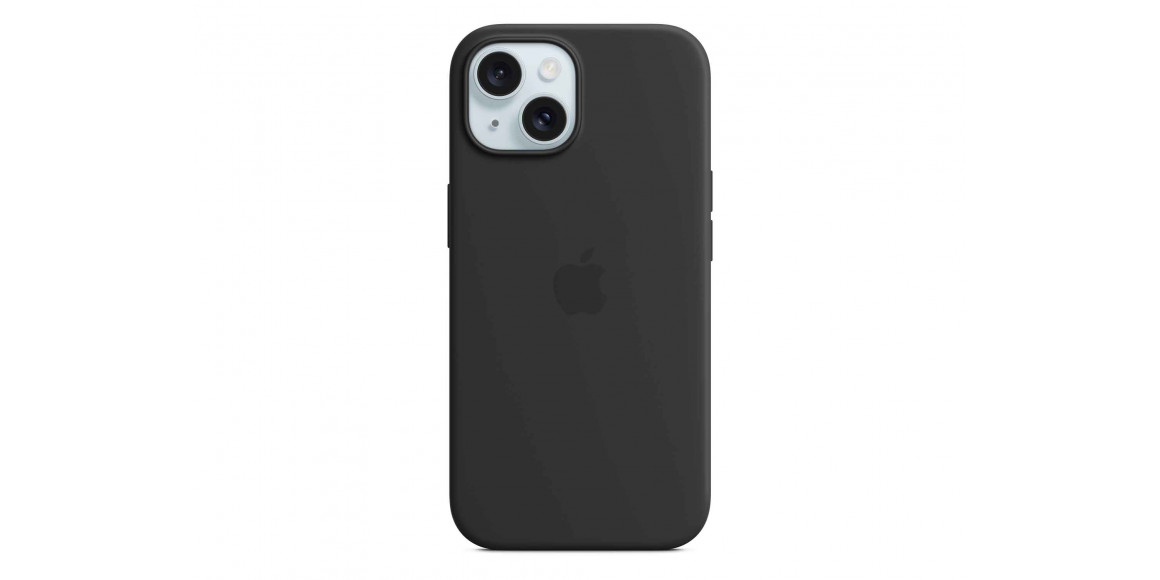Հեռախոսի պատյան APPLE iPhone 15 Silicone Case With MagSafe (Black) MT0J3ZM/A