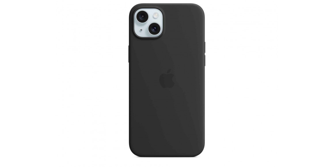 Հեռախոսի պատյան APPLE iPhone 15 Plus Silicone Case with MagSafe (Black) MT103ZM/A