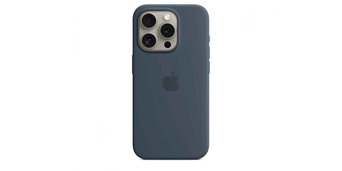 Հեռախոսի պատյան APPLE iPhone 15 Pro Silicone Case With MagSafe (Storm Blue) (MT1D3ZM/A)