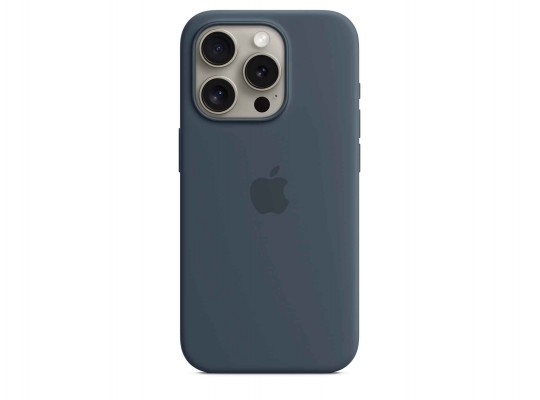 Հեռախոսի պատյան APPLE iPhone 15 Pro Silicone Case With MagSafe (Storm Blue) MT1D3ZM/A