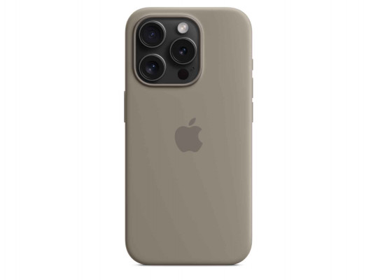 Հեռախոսի պատյան APPLE iPhone 15 Pro Silicone Case With MagSafe (Clay) MT1E3ZM/A