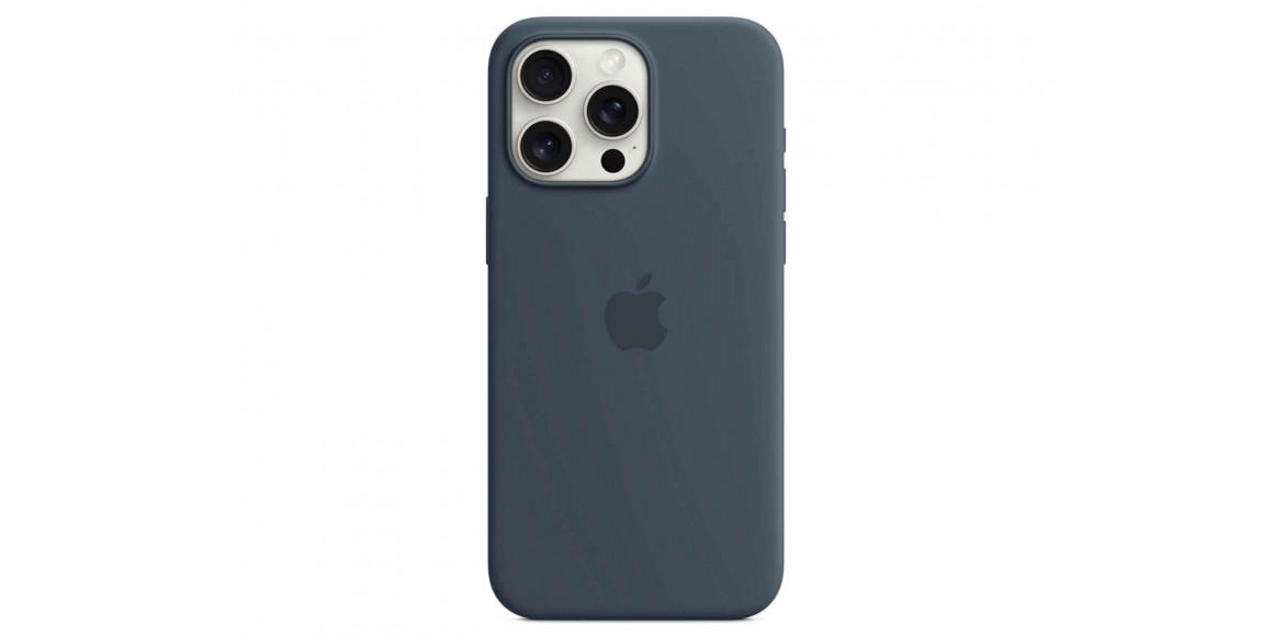 Հեռախոսի պատյան APPLE iPhone 15 Pro Max Silicone Case with MagSafe (Storm Blue) MT1P3ZM/A