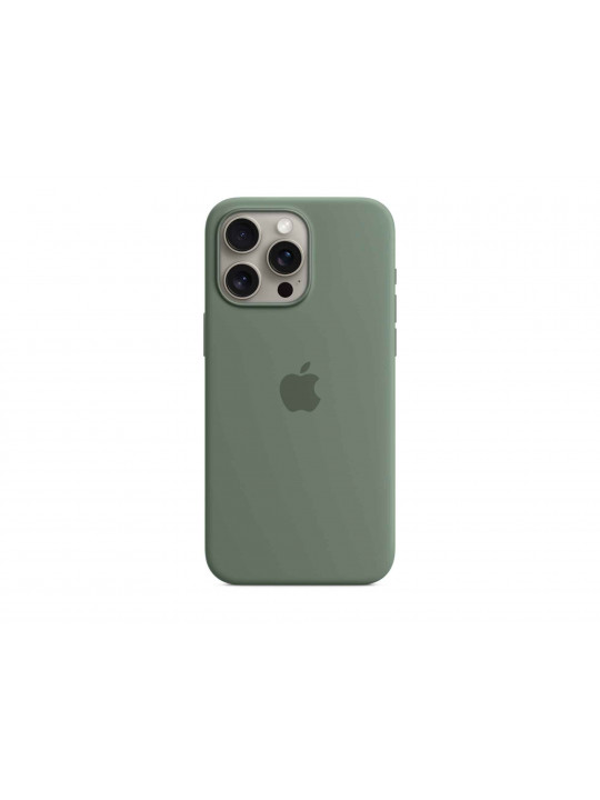 Cover for smartphone APPLE iPhone 15 Pro Max Silicone Case with MagSafe (Cypress) MT1X3ZM/A