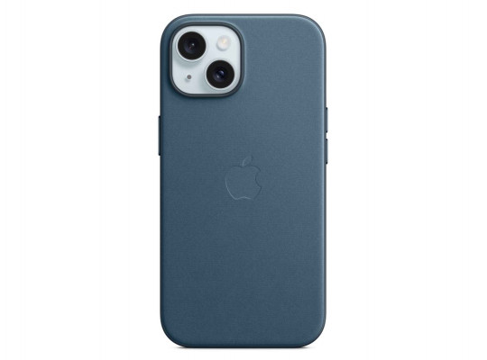 Հեռախոսի պատյան APPLE iPhone 15 FineWoven Case with MagSafe (Pacific Blue) MT3G3ZM/A
