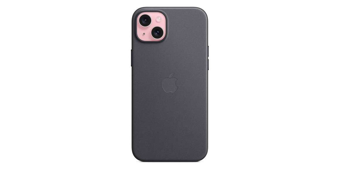 Հեռախոսի պատյան APPLE iPhone 15 Plus FineWoven Case with MagSafe (Black) MT423ZM/A