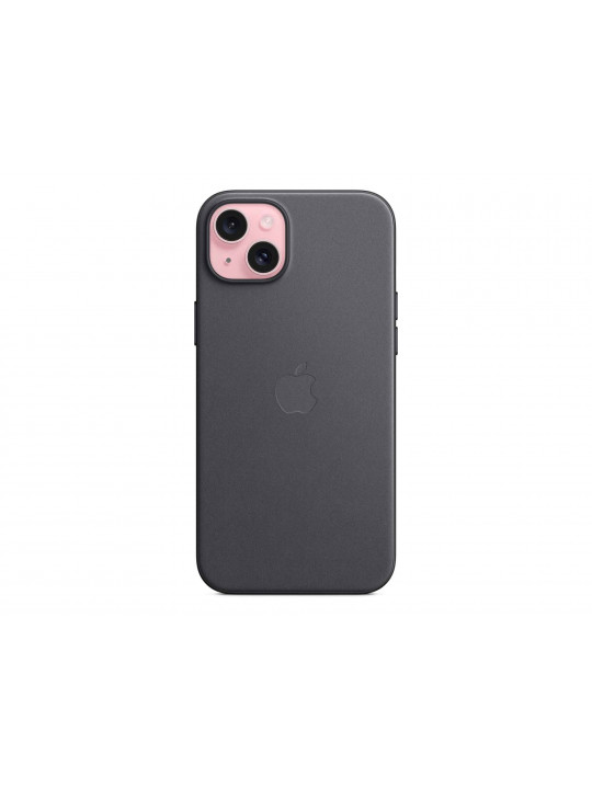 Հեռախոսի պատյան APPLE iPhone 15 Plus FineWoven Case with MagSafe (Black) MT423ZM/A