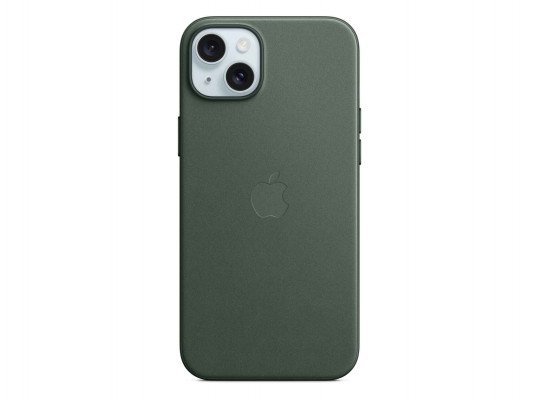 Հեռախոսի պատյան APPLE iPhone 15 Plus FineWoven Case with MagSafe (Evergreen) MT4F3ZM/A
