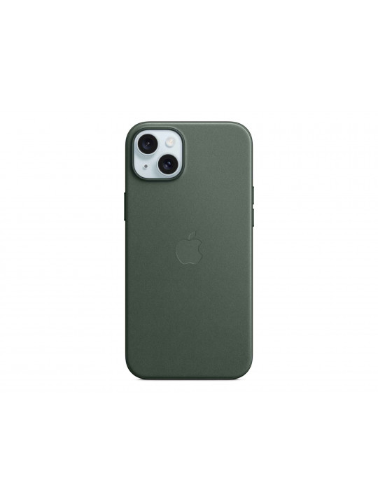 Հեռախոսի պատյան APPLE iPhone 15 Plus FineWoven Case with MagSafe (Evergreen) MT4F3ZM/A