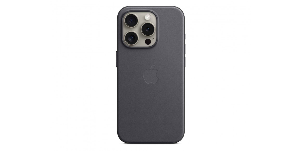 Հեռախոսի պատյան APPLE iPhone 15 Pro FineWoven Case with MagSafe (Black) MT4H3ZM/A