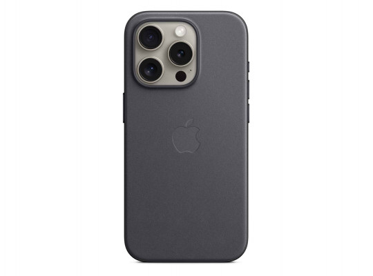Чехлы для смартфонов APPLE iPhone 15 Pro FineWoven Case with MagSafe (Black) MT4H3ZM/A