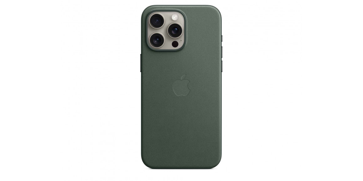 Հեռախոսի պատյան APPLE iPhone 15 Pro Max FineWoven Case with MagSafe (Evergreen) MT503ZM/A