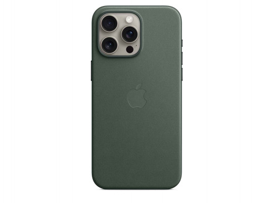 Հեռախոսի պատյան APPLE iPhone 15 Pro Max FineWoven Case with MagSafe (Evergreen) MT503ZM/A