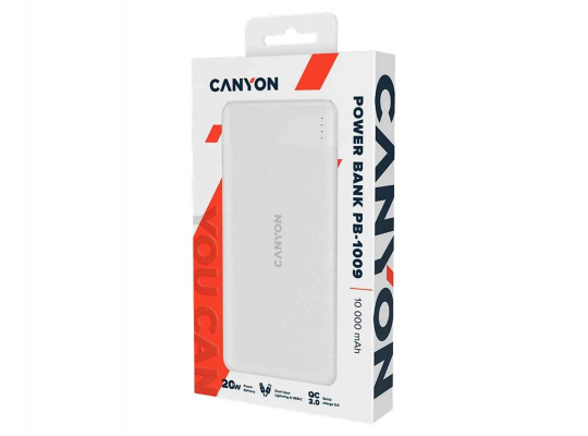 Внешние зарядные устройства CANYON CNE-CPB1009W (WH) 