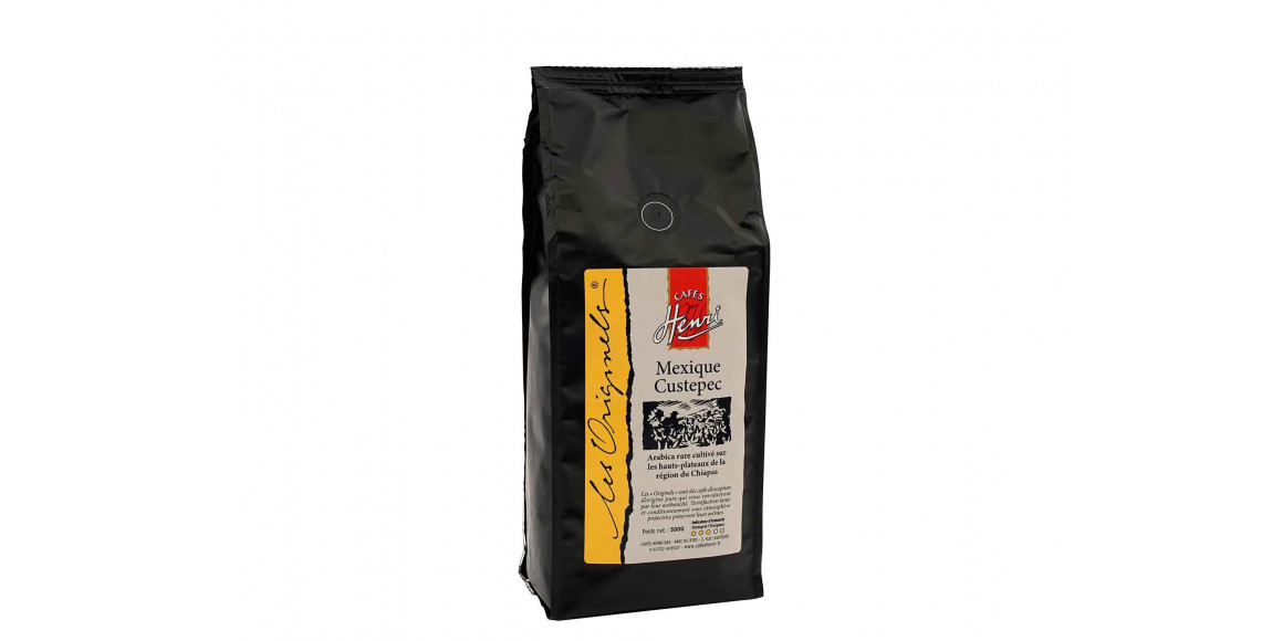 Coffee HENRI MEXIQUE CUSTEPEC ARABICA 100% 500g