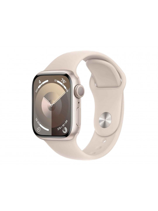 Սմարթ ժամացույց APPLE WATCH SERIES 9 41MM GPS STARLIGHT SPORT BAND (MR8T3QR/A)